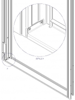 porte battante en métal accessoire de renfort de type volta andreu