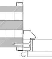 précadre supplément CS4 10 115 porte métallique andreu