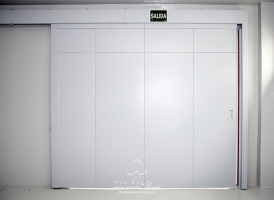 Sliding metal doors in steel andreu 160038