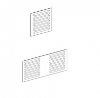 puerta metalica batiente ventilacion rejilla solapada multiusos andreu