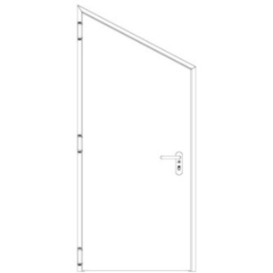  Inclined doors: Specially tailored to the requirements of the customers