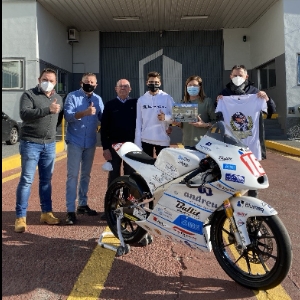 Álvaro Fuertes, champion d’Espagne de Premoto3 2021, visite Andreu Barberá, S.L.