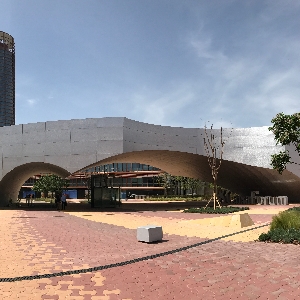 Andreu Barbera, en el nuevo edificio de CaixaForum Sevilla