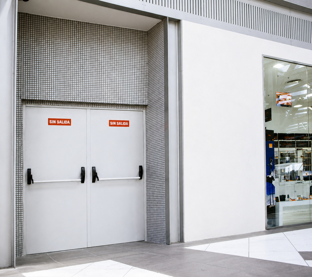 Centro Comercial Aqua Multiespacio - Puertas Andreu